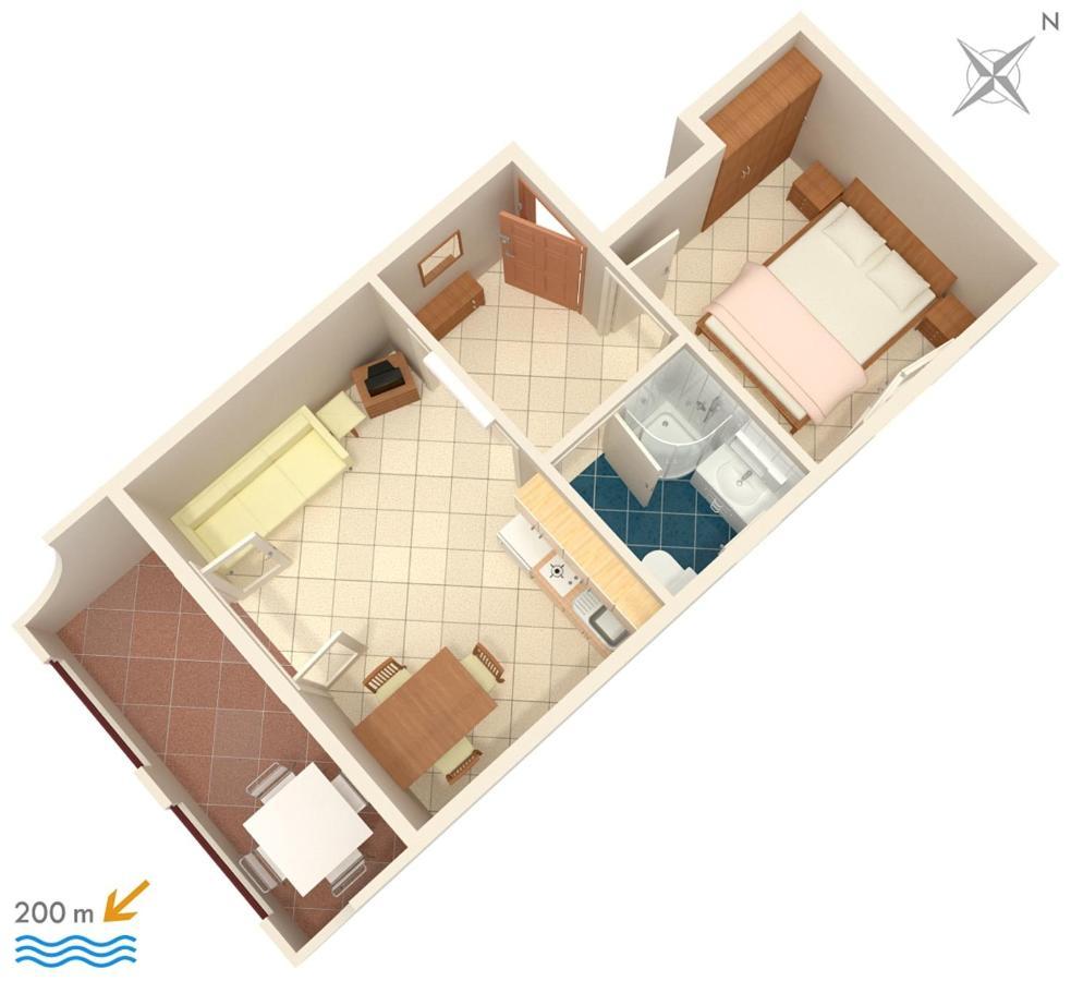 Apartments With A Parking Space Baska Voda, Makarska - 2709 Ngoại thất bức ảnh