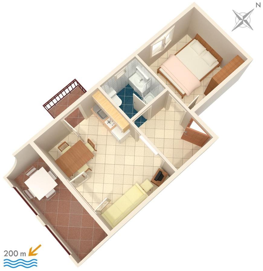 Apartments With A Parking Space Baska Voda, Makarska - 2709 Ngoại thất bức ảnh